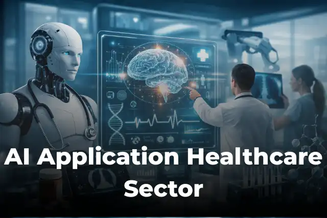 AI application healthcare sector technology used in hospitals and digital health platforms