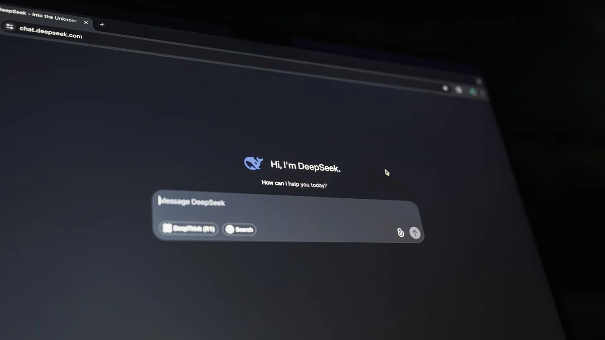 A chat interface