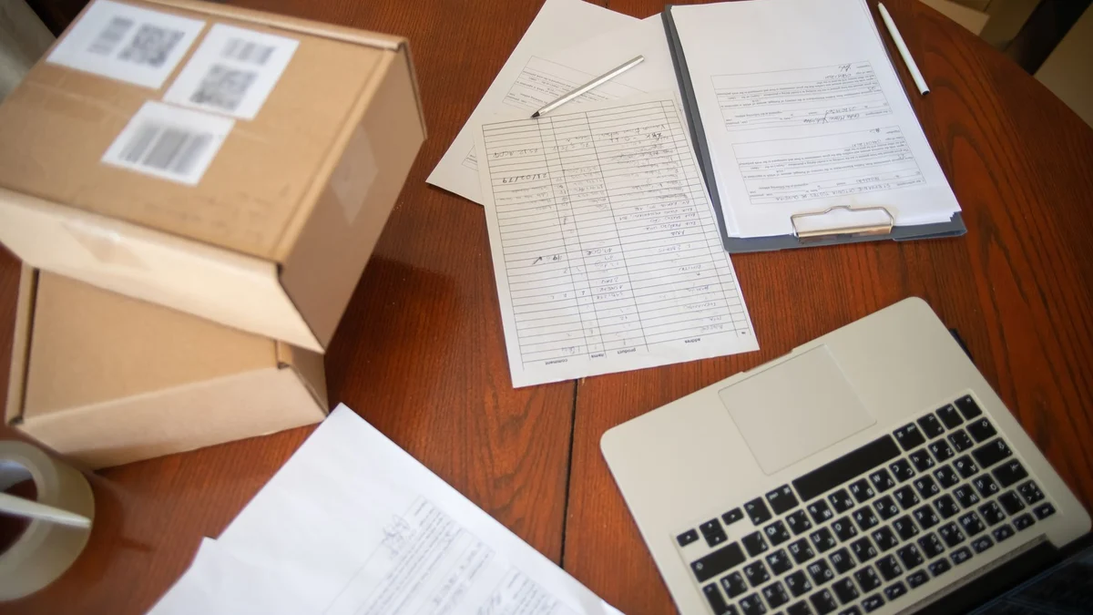 An office process