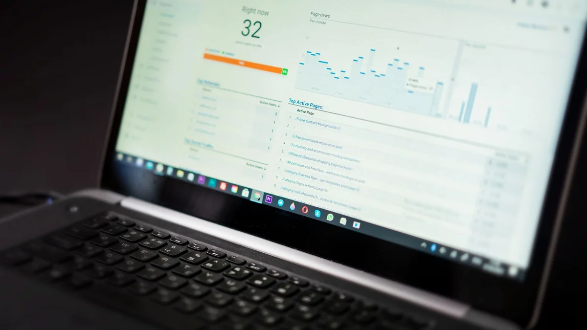 A metrics dashboard