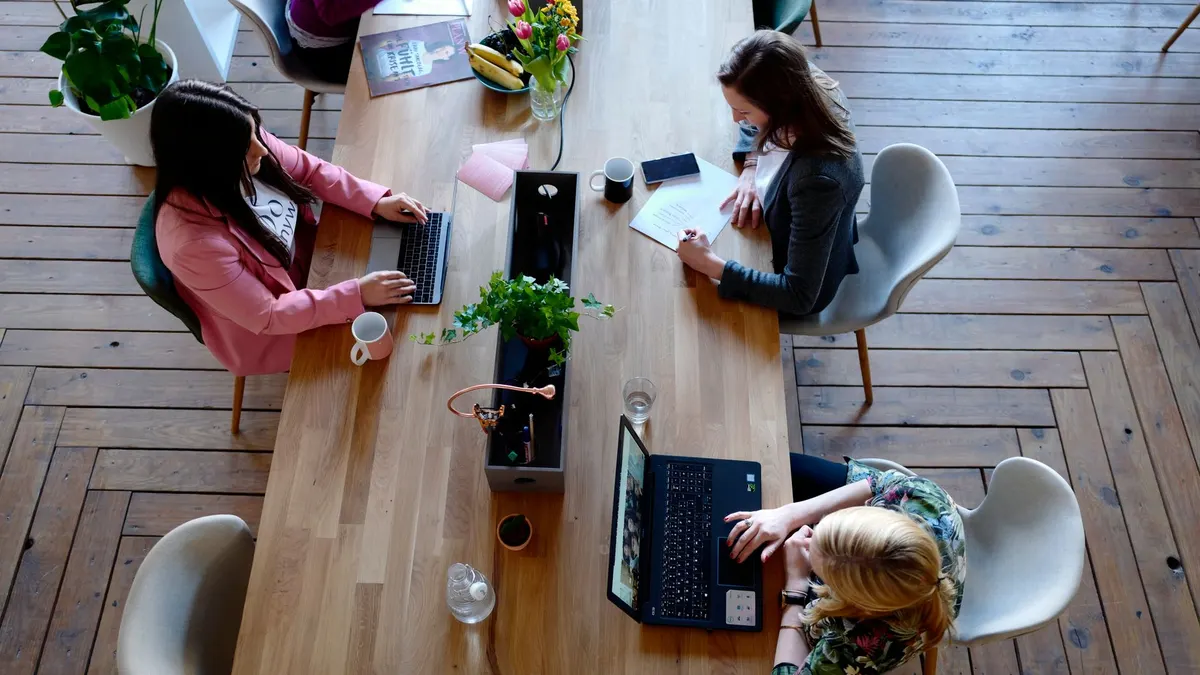 A co-working space