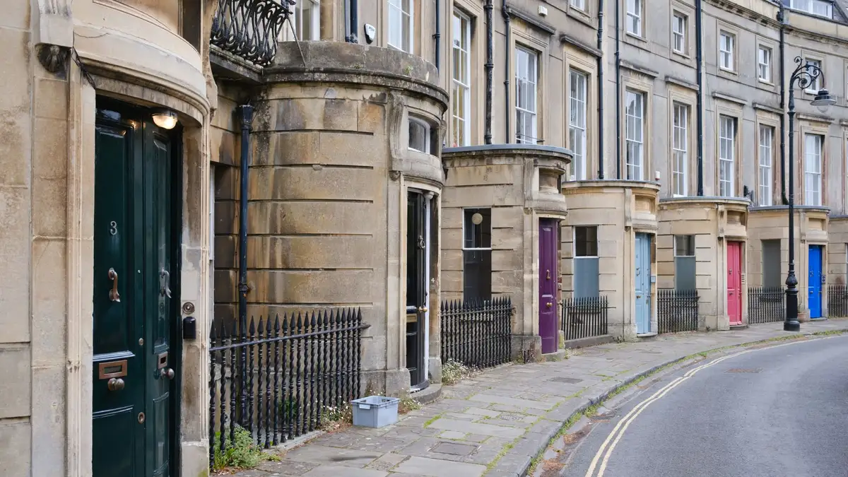 A residential street