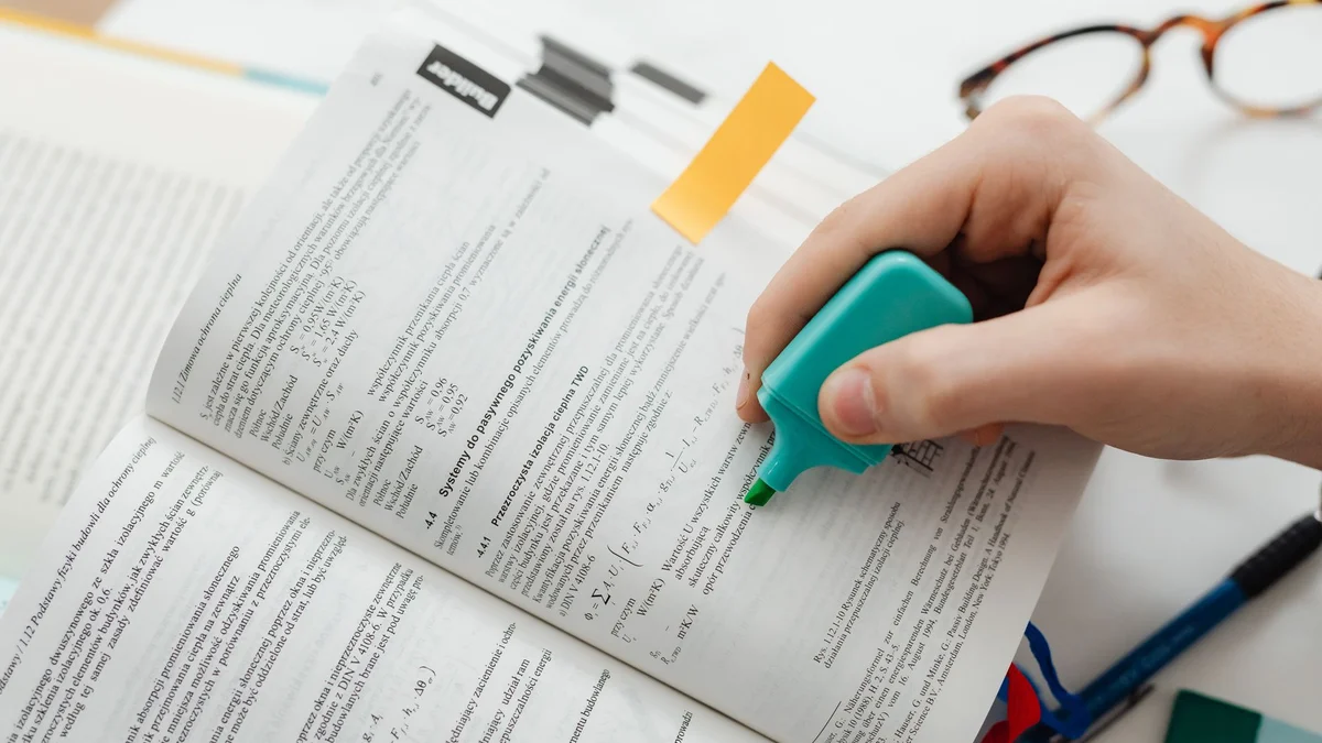 Highlighting passages on a printed document