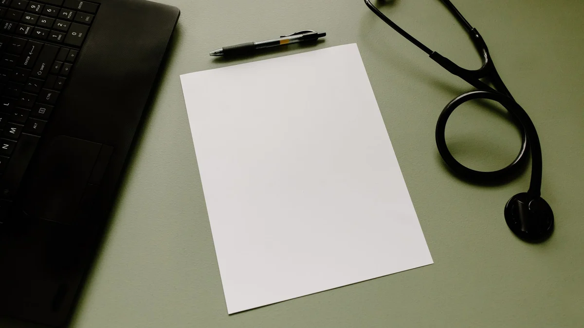 The consultation record now sits between clinician and patient